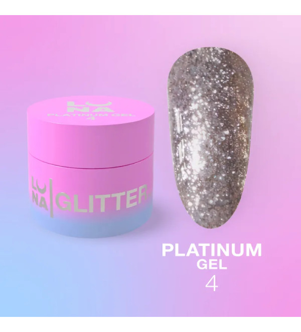 Гель для дизайна Luna Platinum Gel №4, объем 5 мл 
